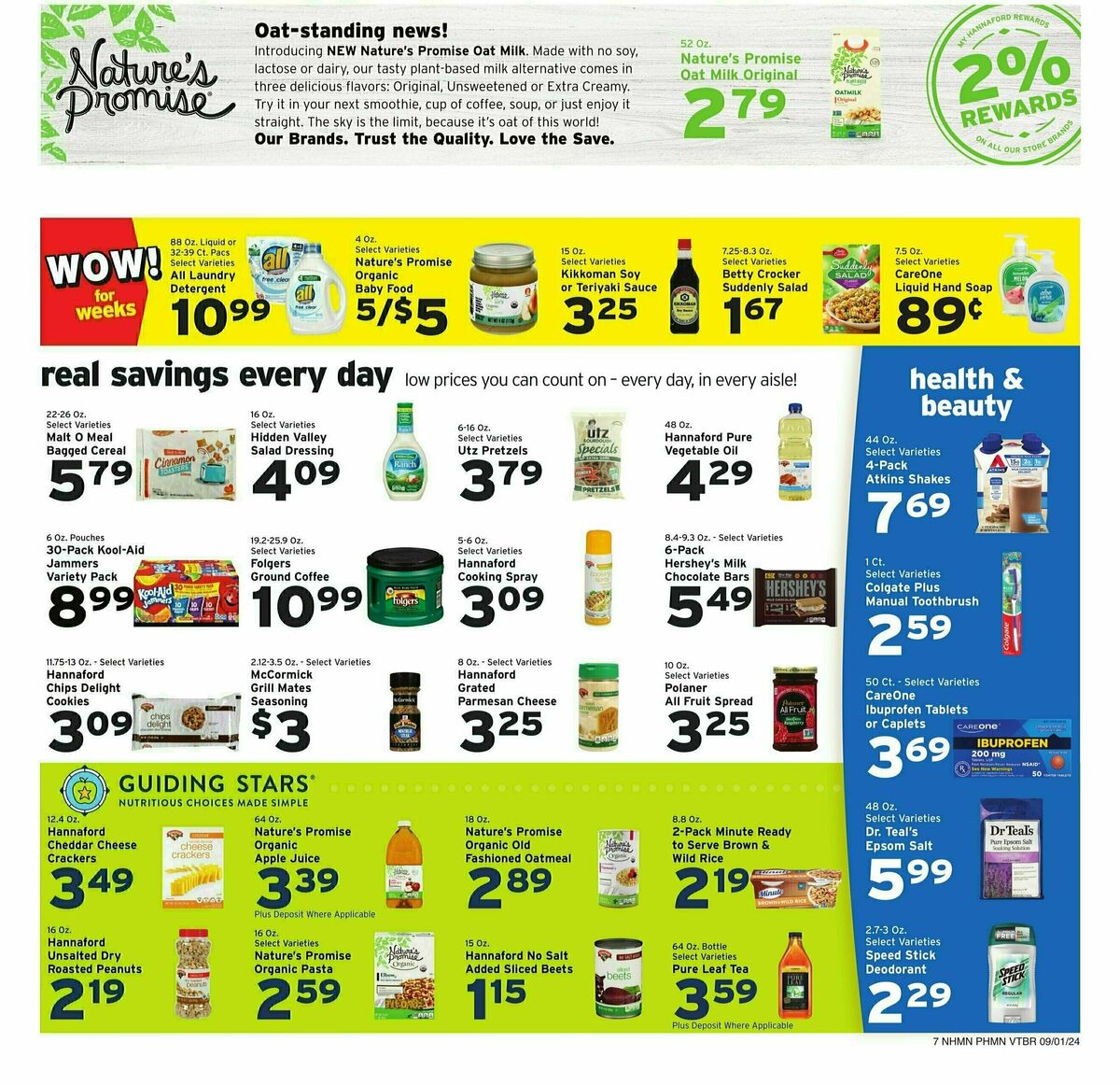 Hannaford Weekly Ad from September 1