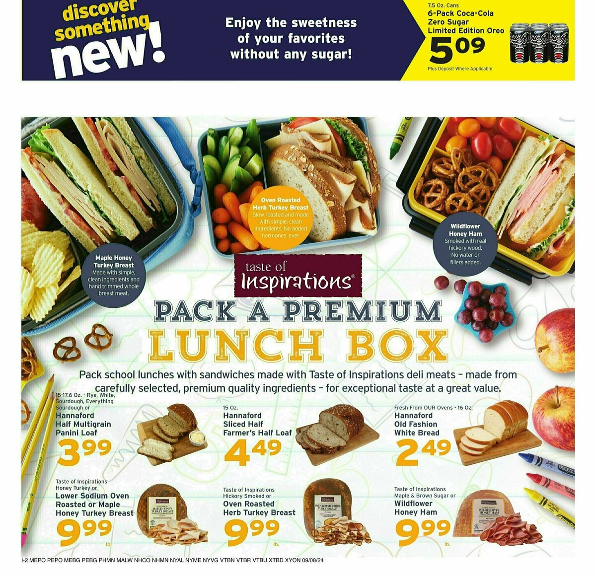 Hannaford Weekly Ad from September 8