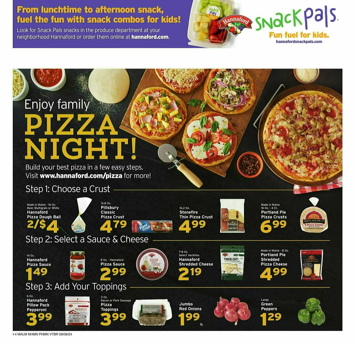 Hannaford Weekly Ad from September 8