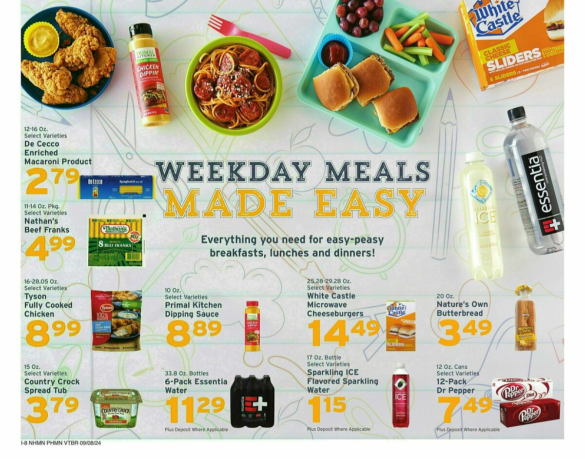 Hannaford Weekly Ad from September 8