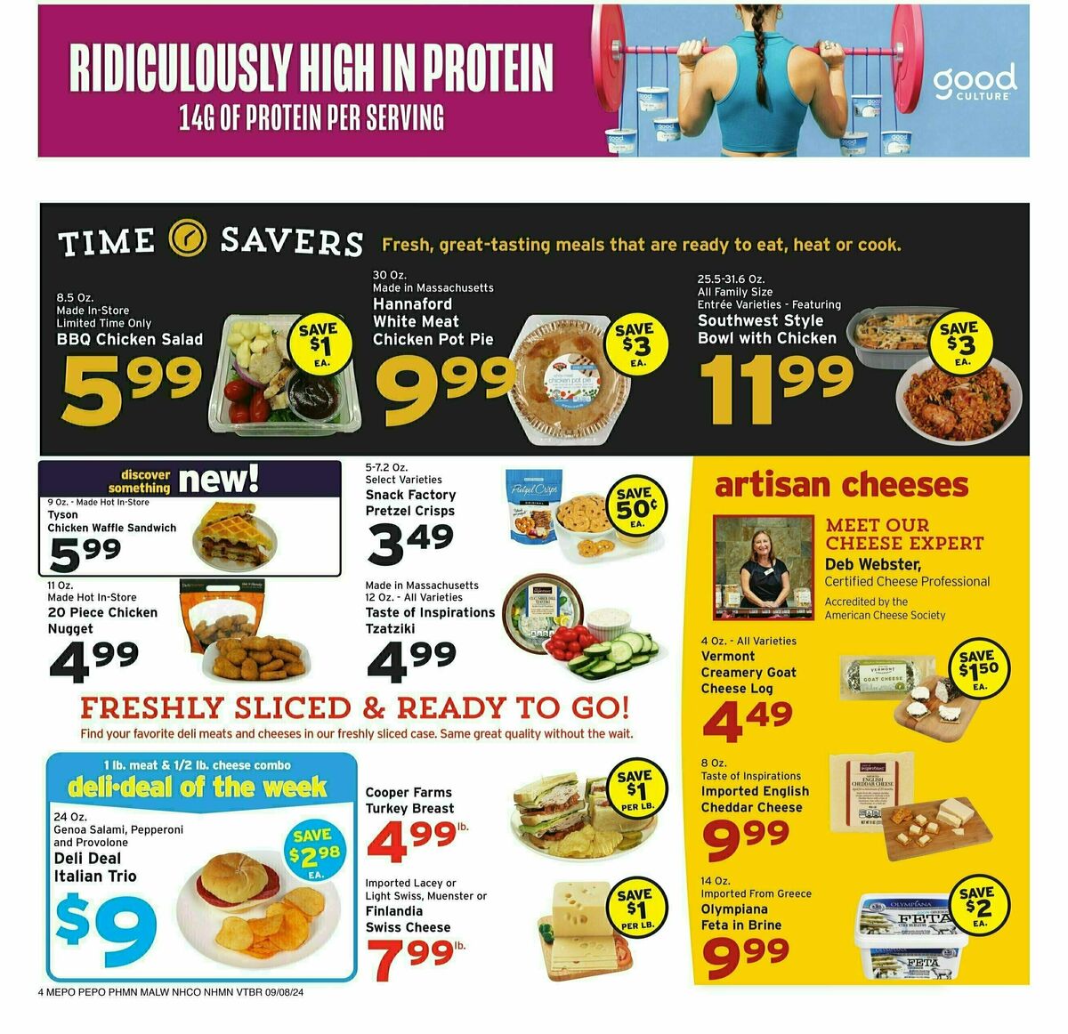 Hannaford Weekly Ad from September 8