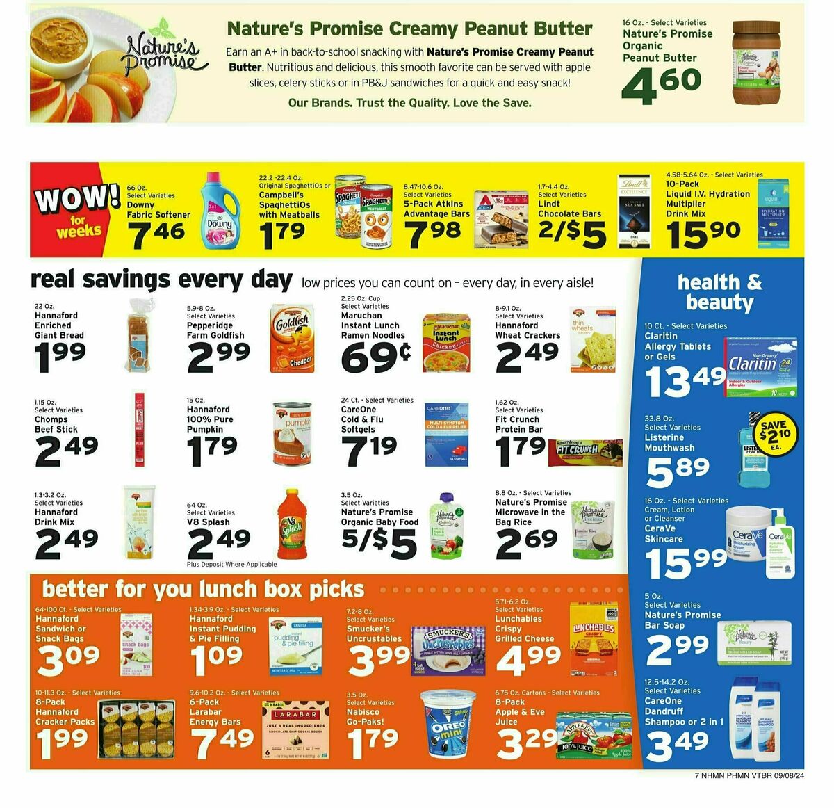 Hannaford Weekly Ad from September 8