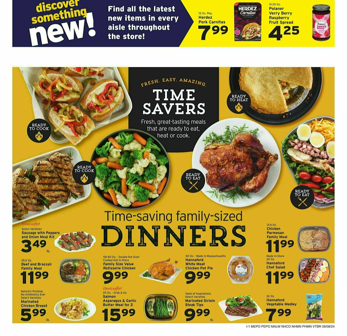 Hannaford Weekly Ad from September 8