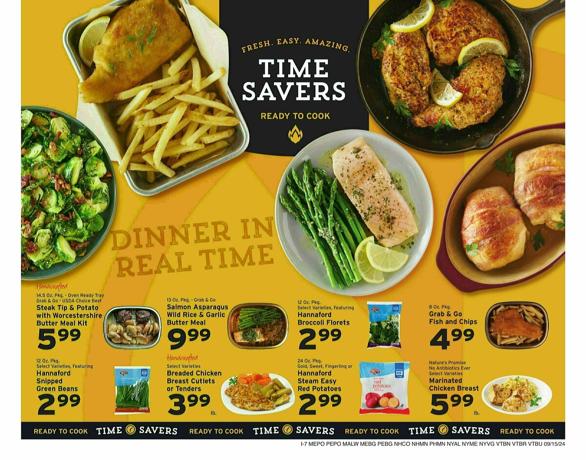 Hannaford Weekly Ad from September 15