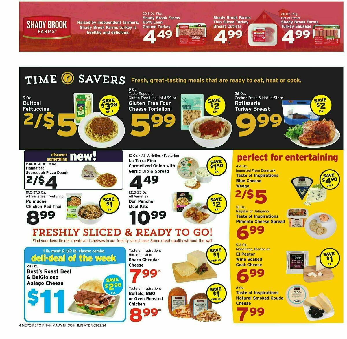 Hannaford Weekly Ad from September 22