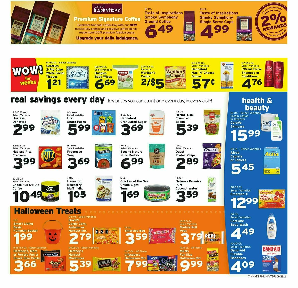 Hannaford Weekly Ad from September 29