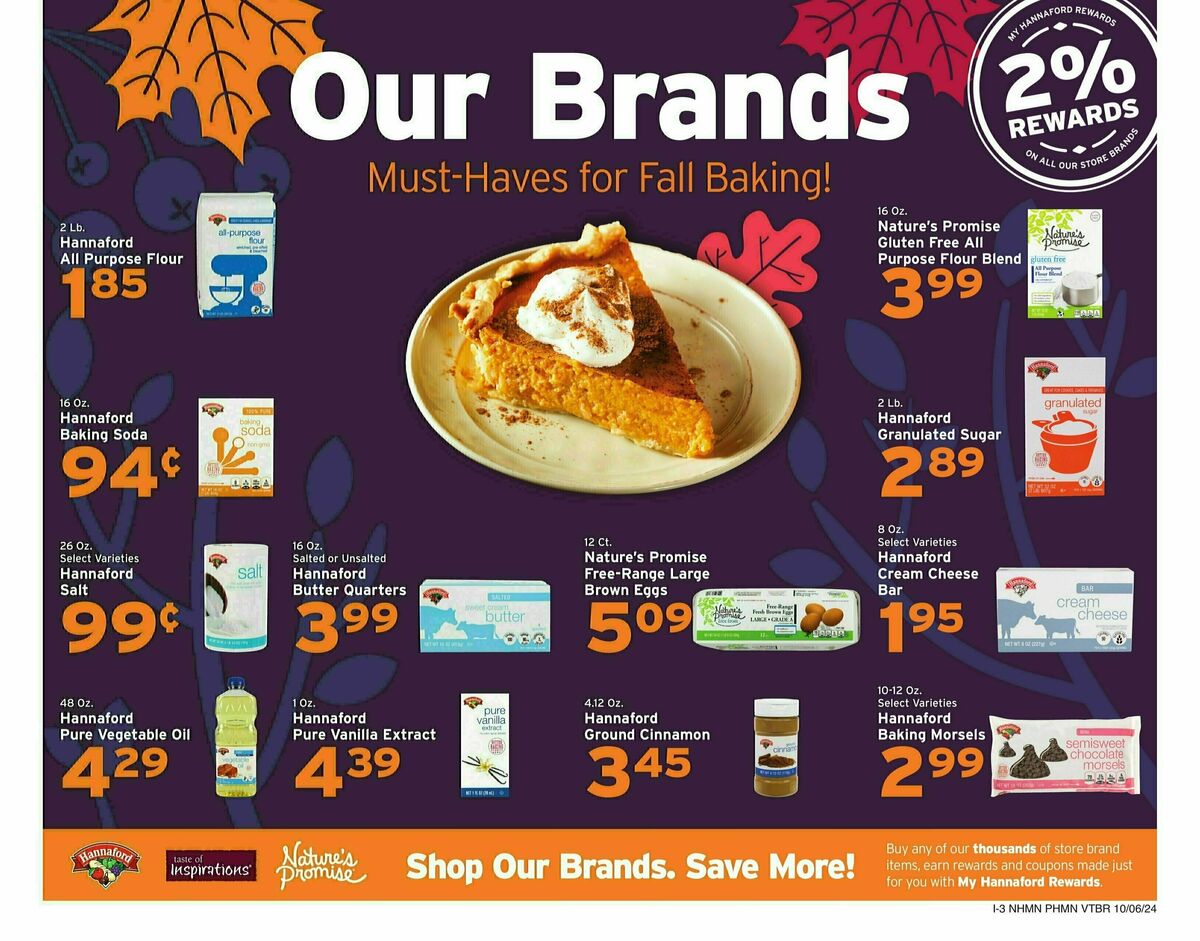 Hannaford Weekly Ad from October 6