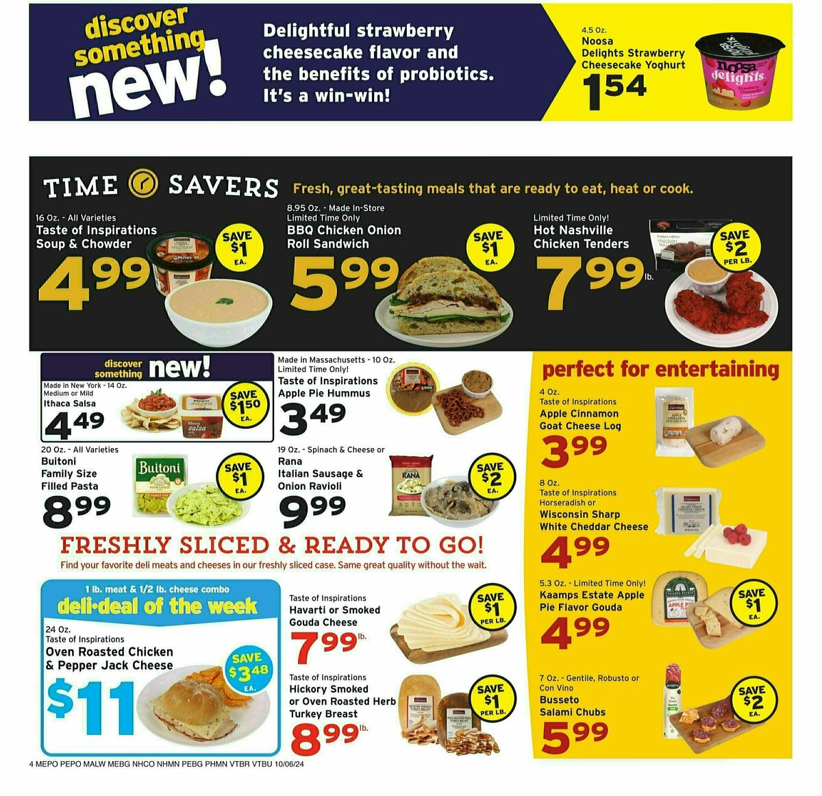 Hannaford Weekly Ad from October 6