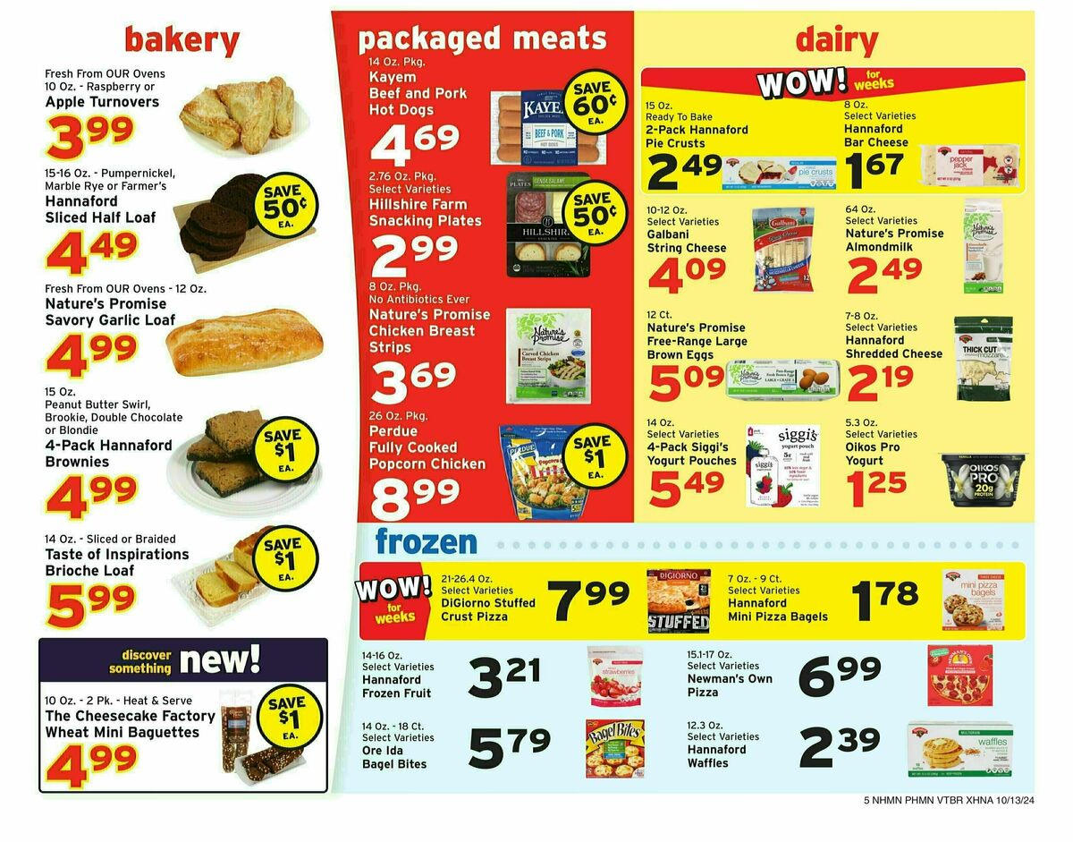 Hannaford Weekly Ad from October 13