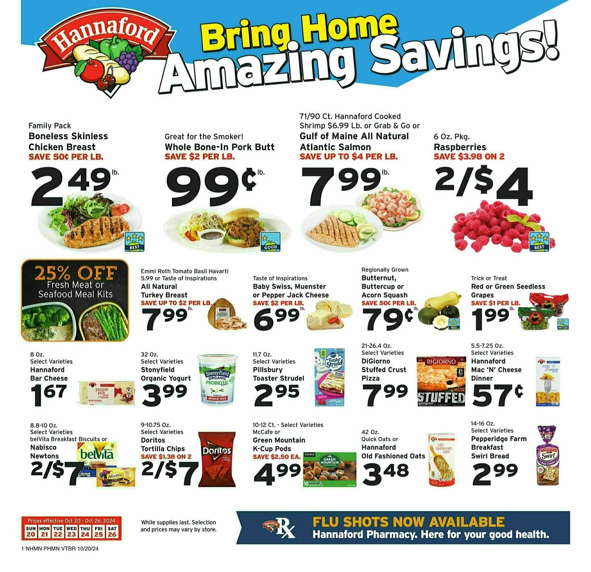 Hannaford Weekly Ad from October 20