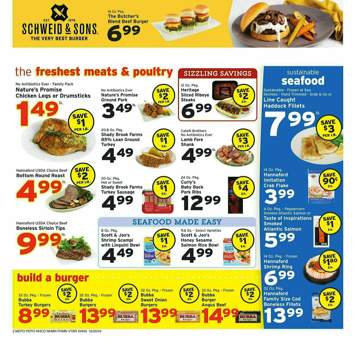 Hannaford Weekly Ad from October 20