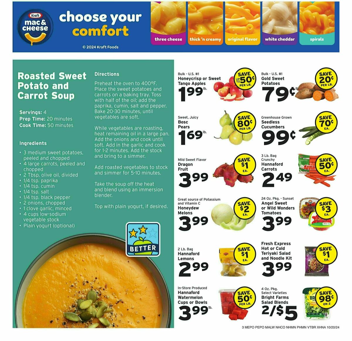 Hannaford Weekly Ad from October 20