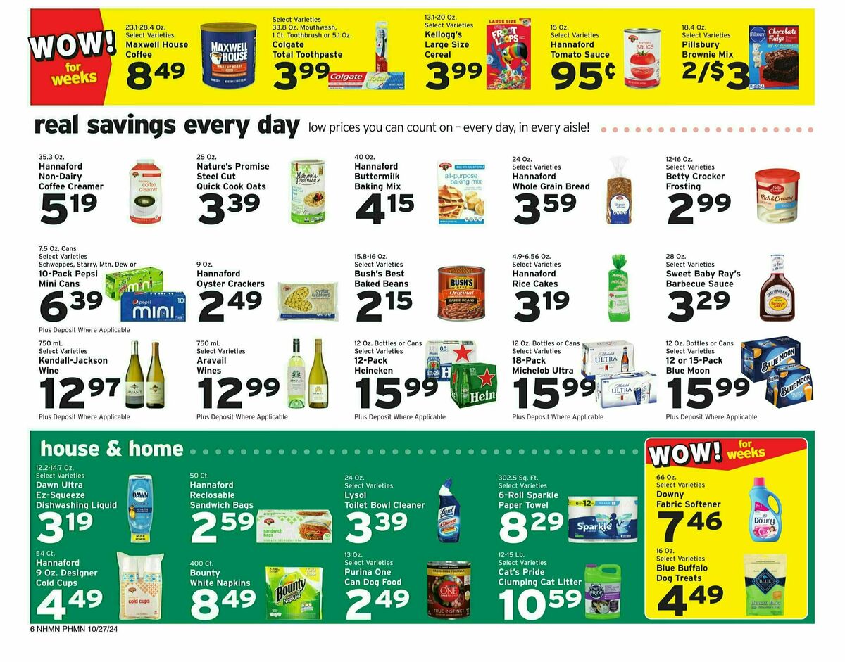 Hannaford Weekly Ad from October 27