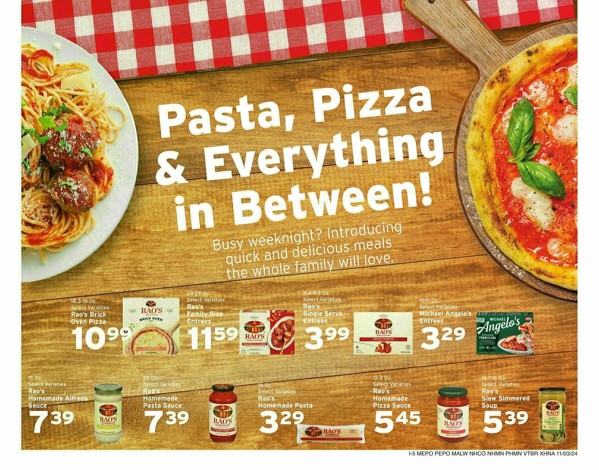 Hannaford Weekly Ad from November 3