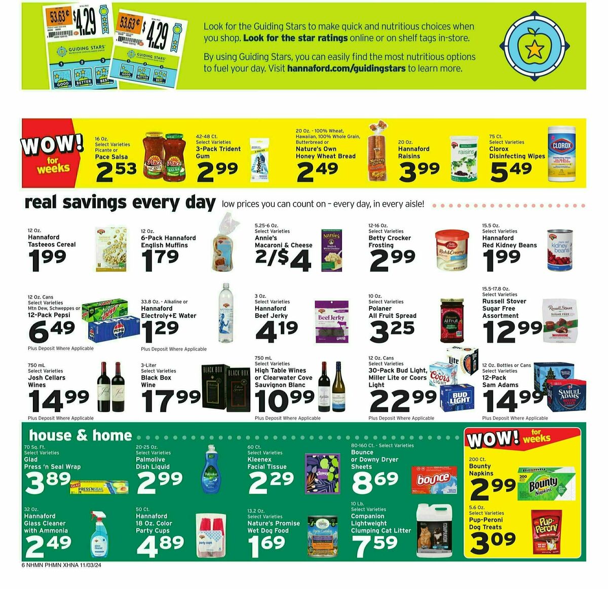 Hannaford Weekly Ad from November 3