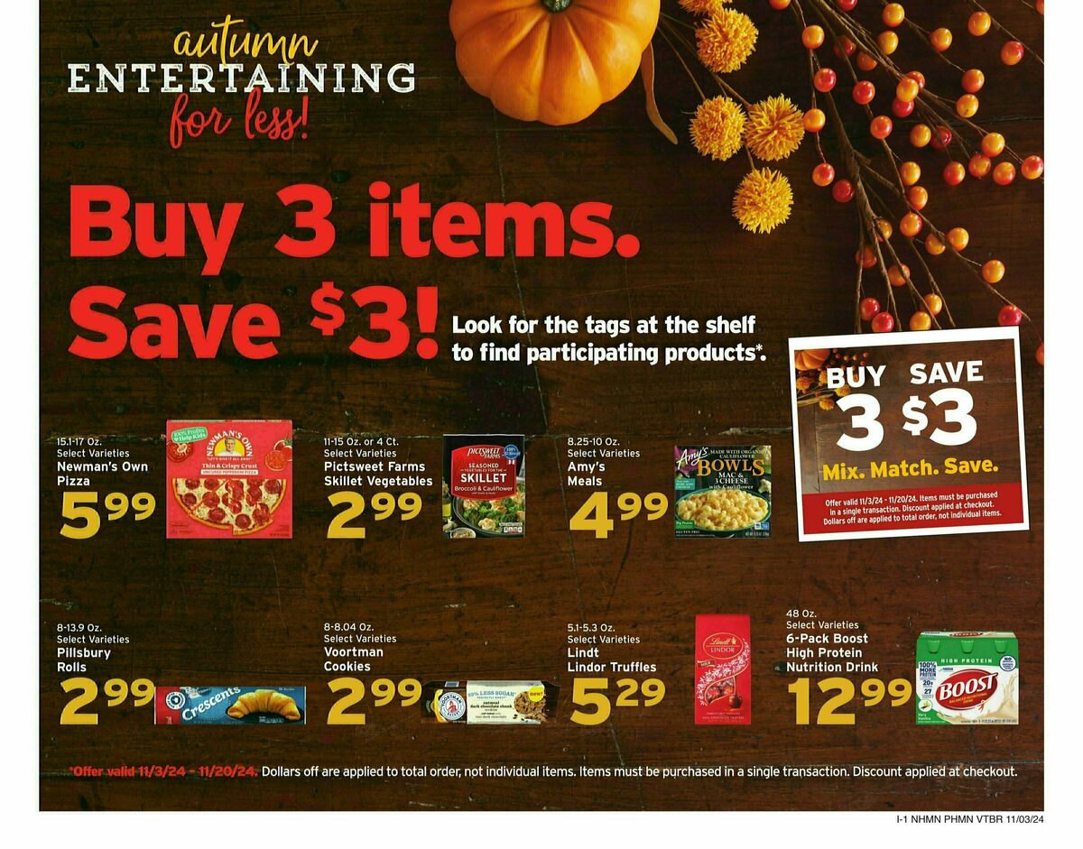 Hannaford Weekly Ad from November 3