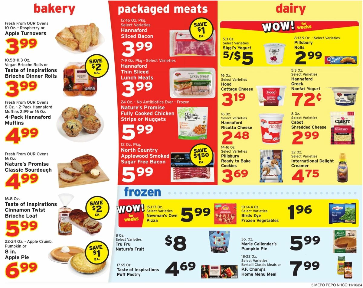 Hannaford Weekly Ad from November 10