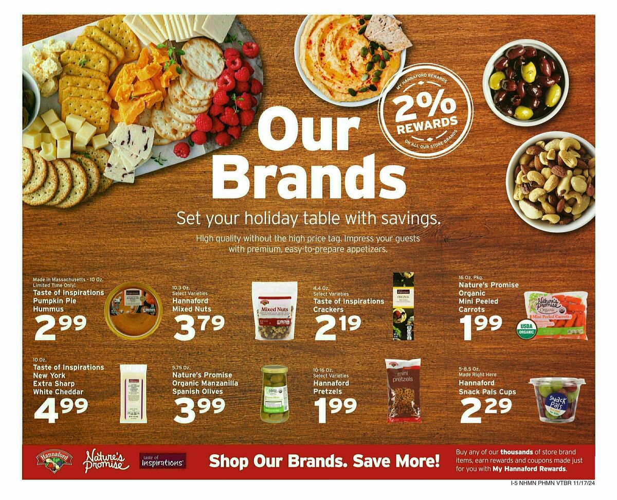 Hannaford Weekly Ad from November 17