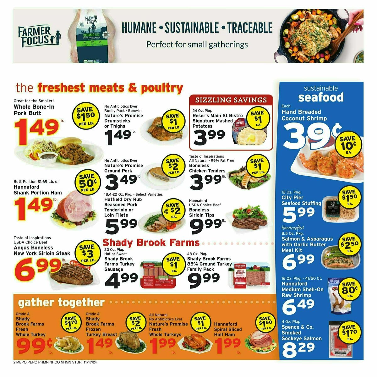 Hannaford Weekly Ad from November 17