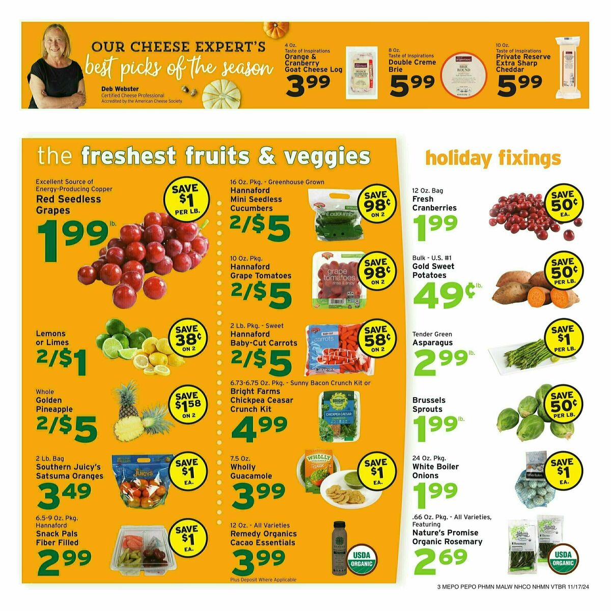 Hannaford Weekly Ad from November 17