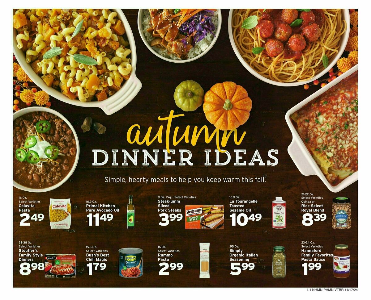 Hannaford Weekly Ad from November 17