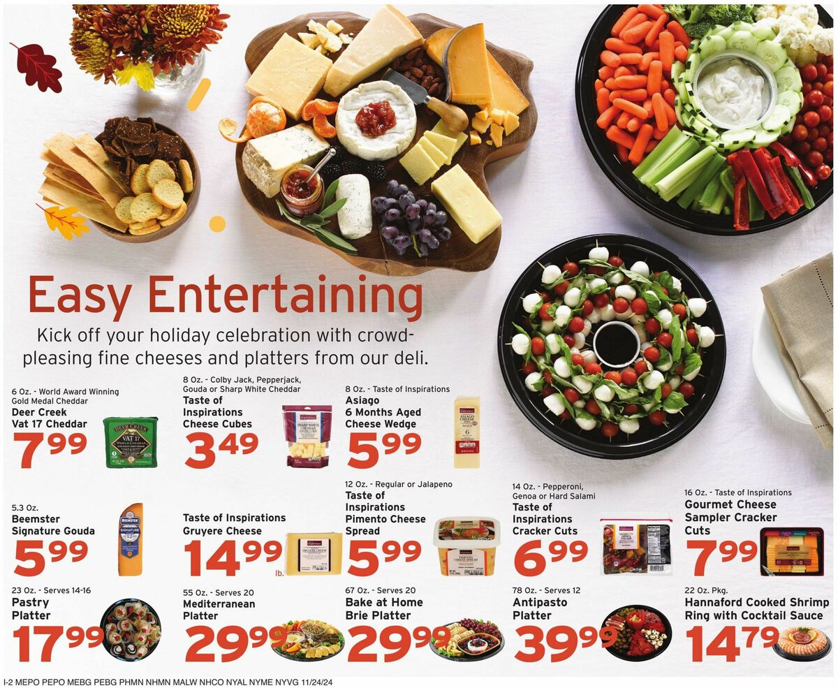 Hannaford Weekly Ad from November 24