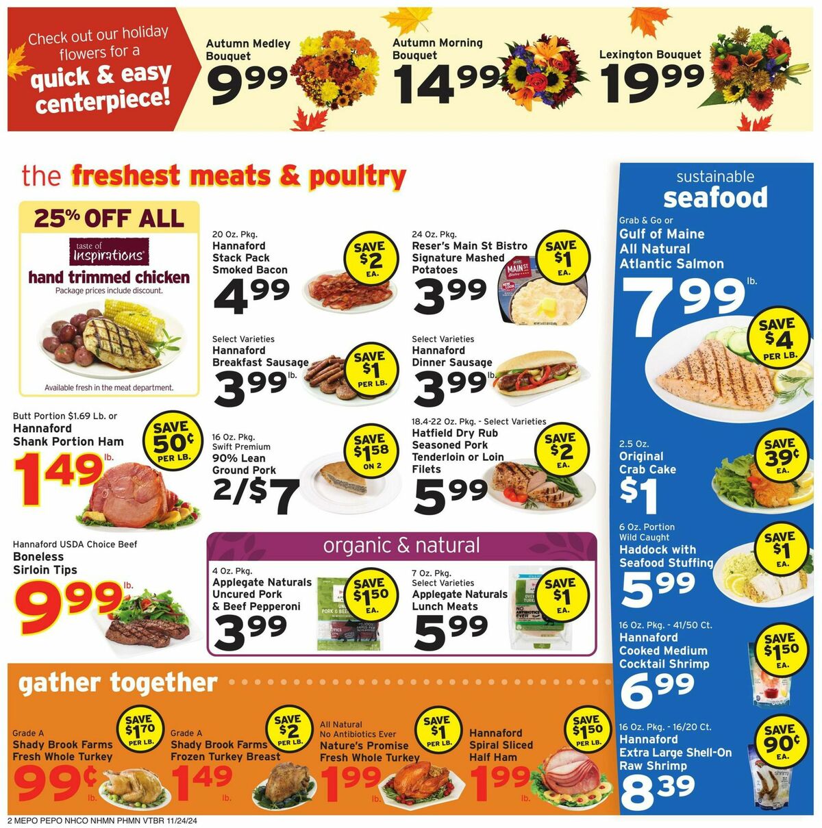 Hannaford Weekly Ad from November 24