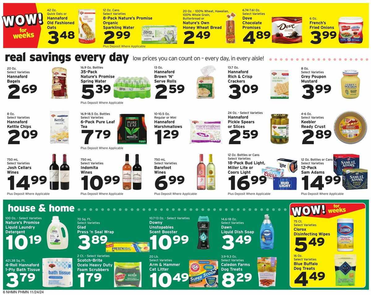 Hannaford Weekly Ad from November 24