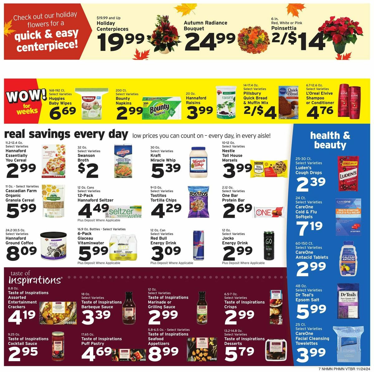 Hannaford Weekly Ad from November 24