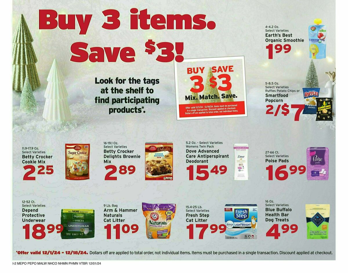 Hannaford Weekly Ad from December 1