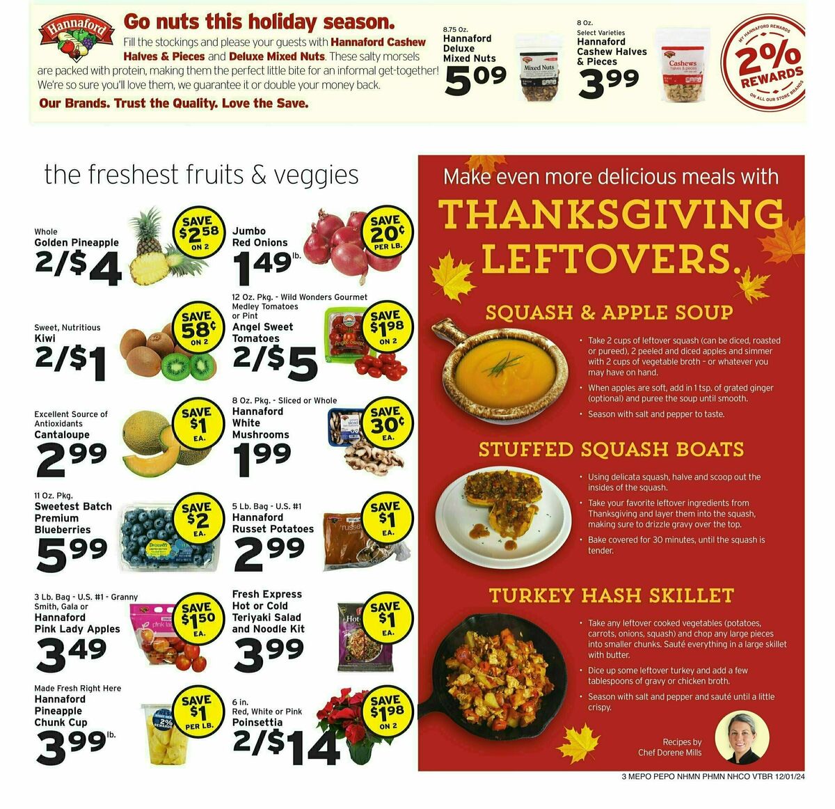 Hannaford Weekly Ad from December 1