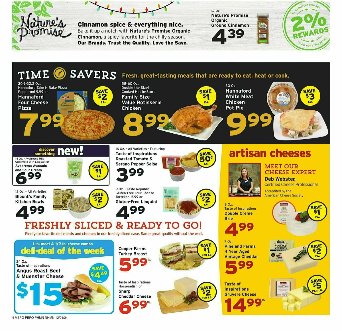 Hannaford Weekly Ad from December 1