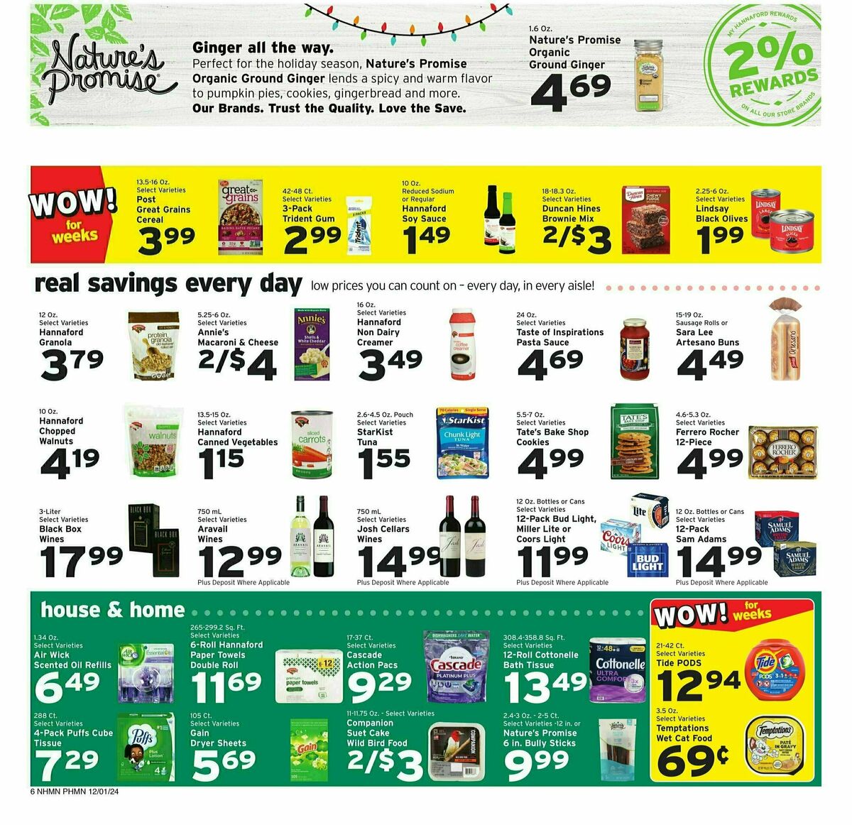 Hannaford Weekly Ad from December 1