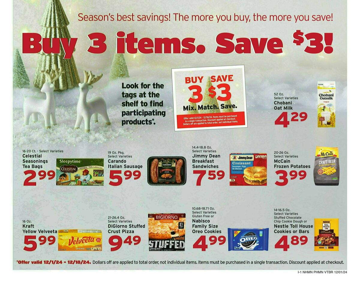 Hannaford Weekly Ad from December 1