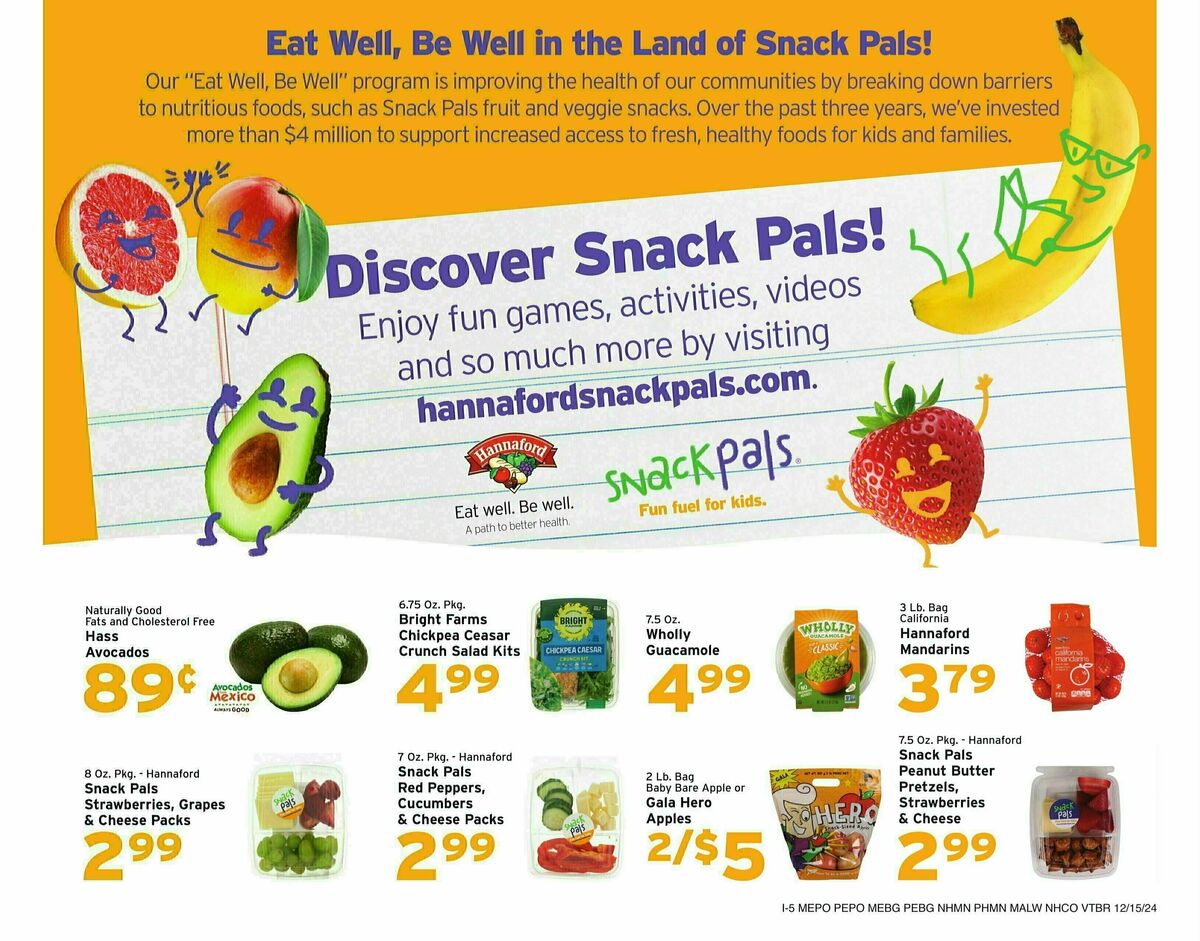 Hannaford Weekly Ad from December 15