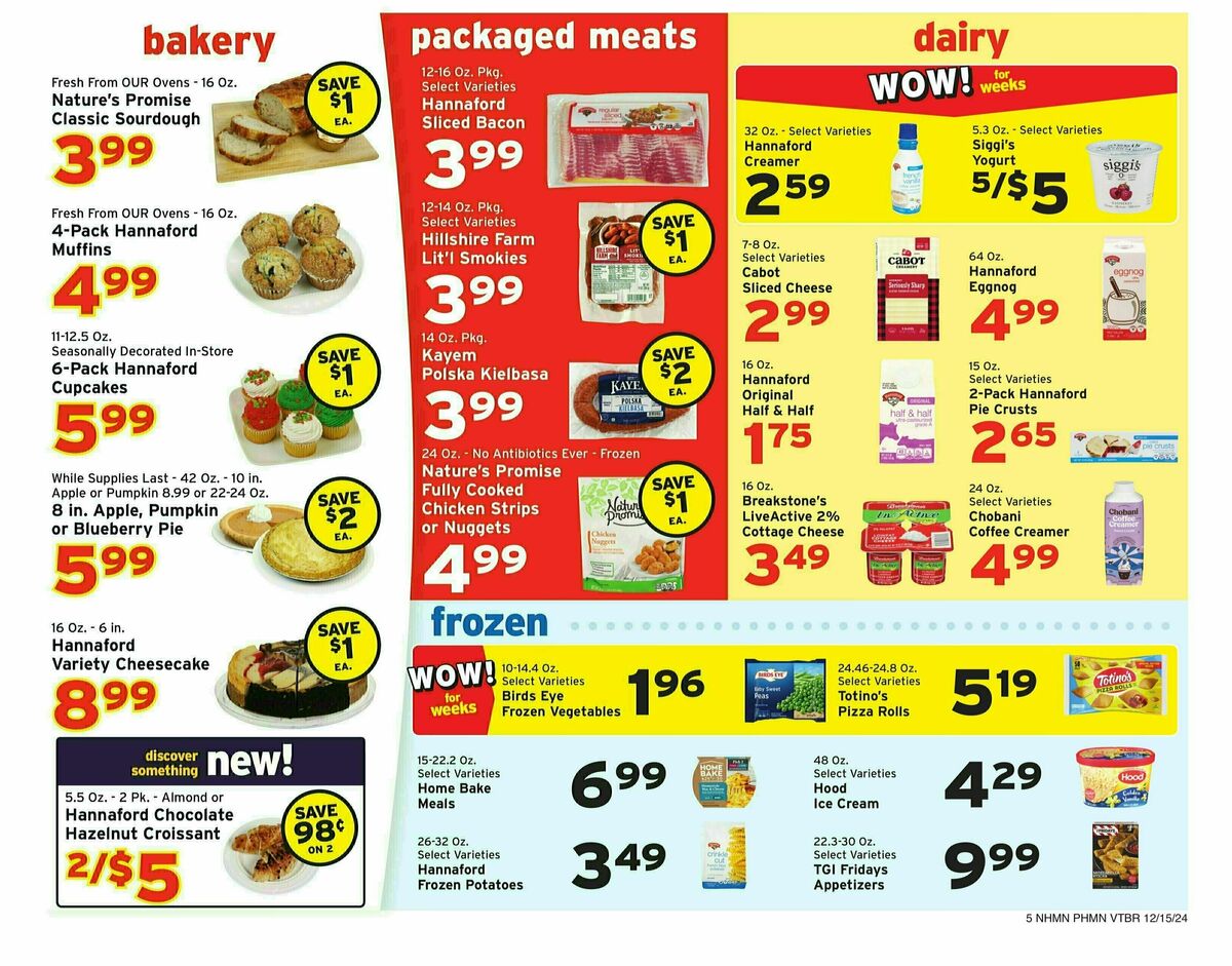 Hannaford Weekly Ad from December 15