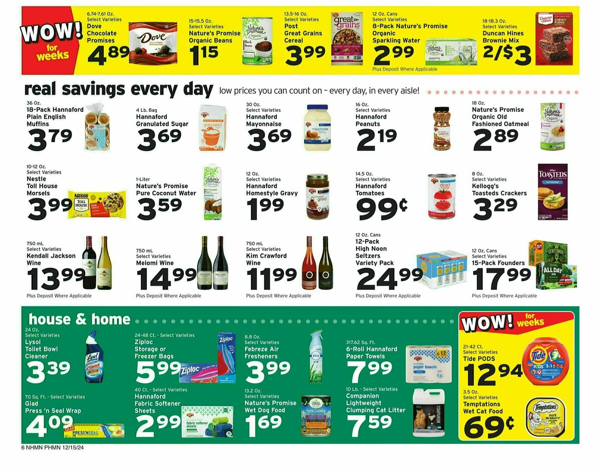 Hannaford Weekly Ad from December 15