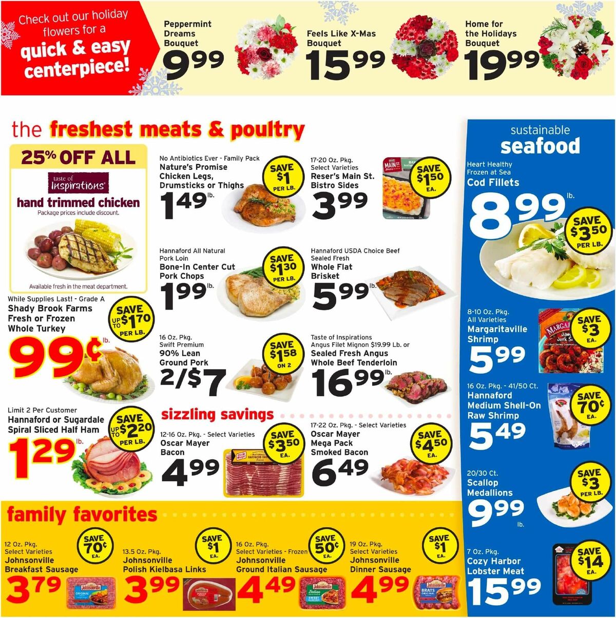 Hannaford Weekly Ad from December 22