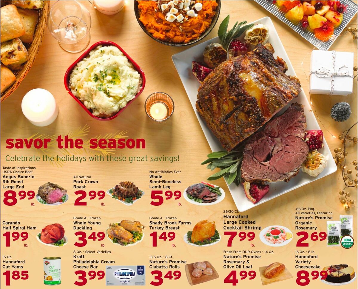 Hannaford Weekly Ad from December 22