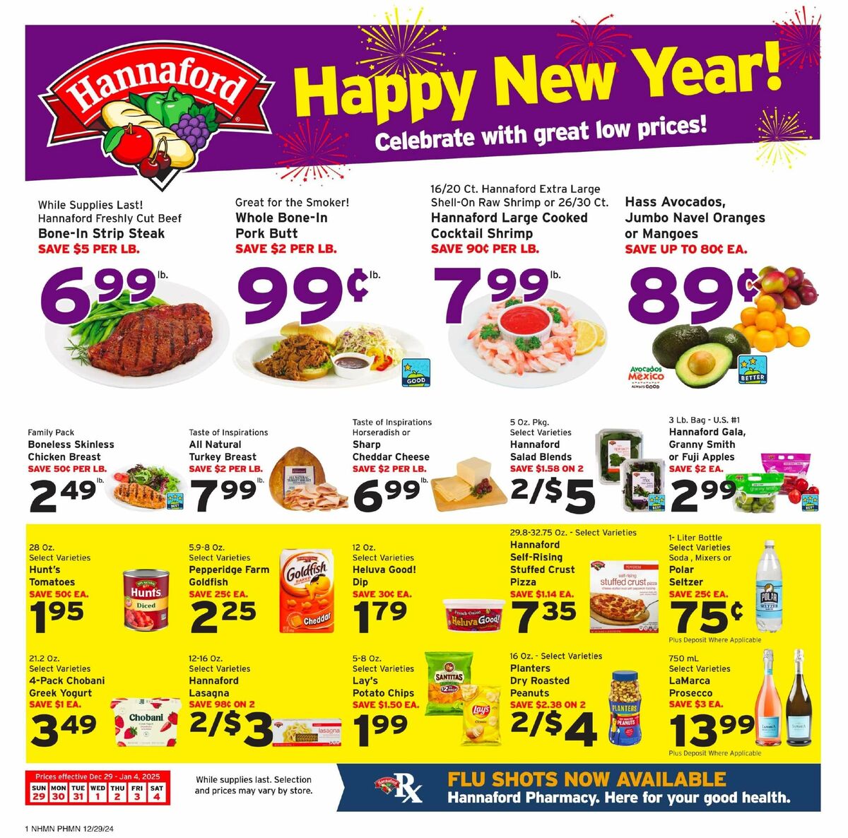 Hannaford Weekly Ad from December 29