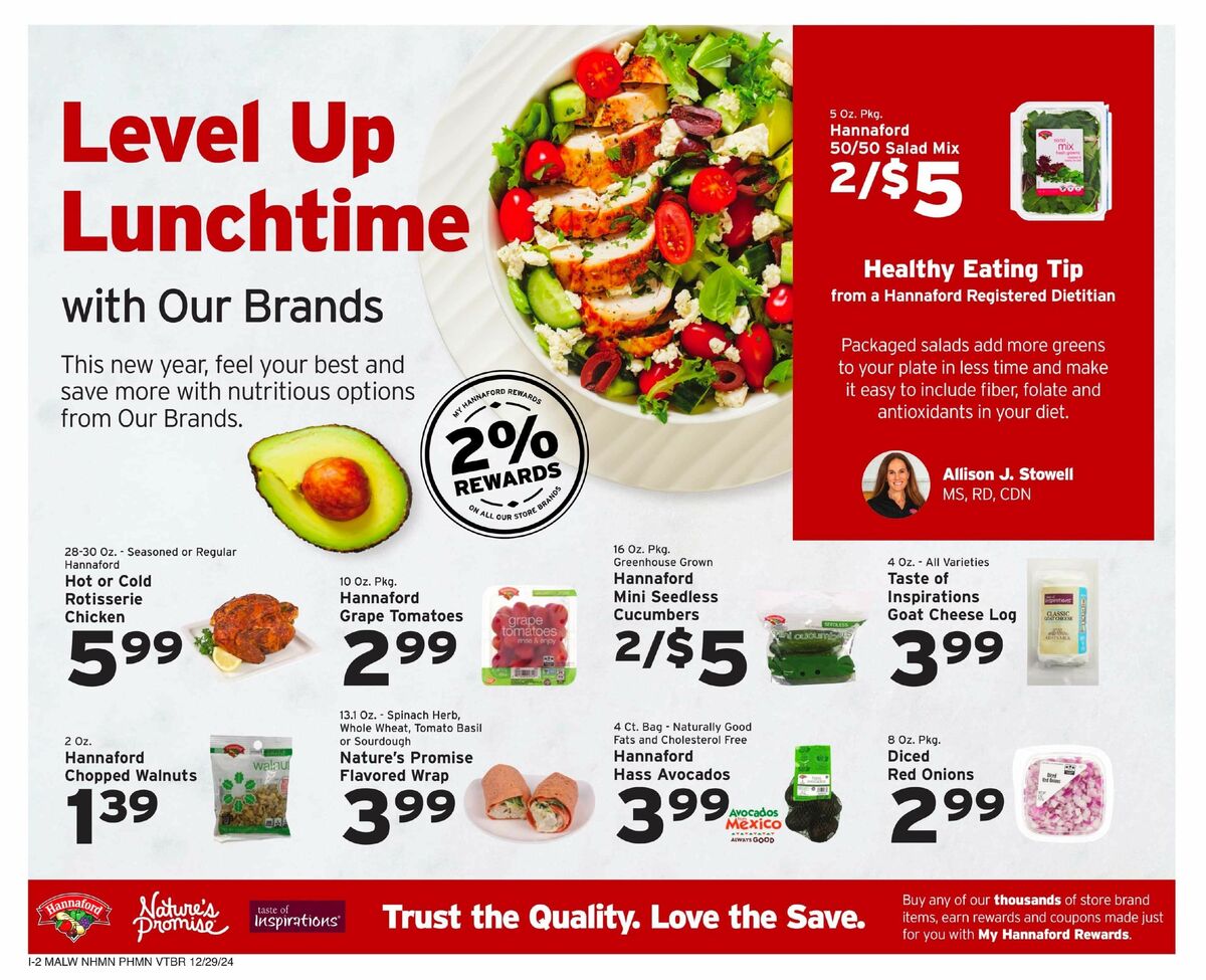 Hannaford Weekly Ad from December 29