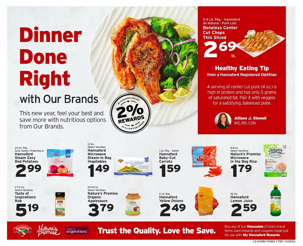 Hannaford Weekly Ad from December 29