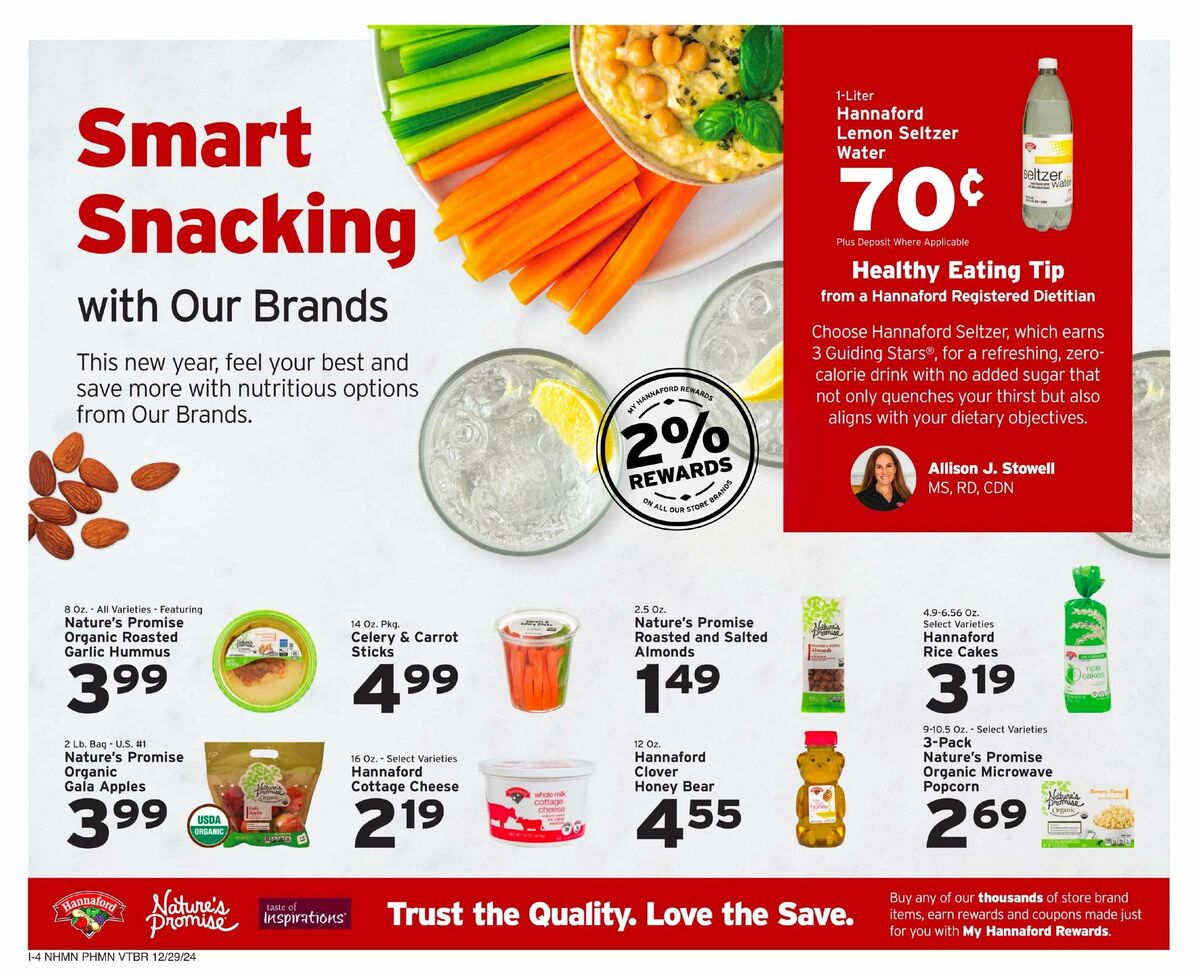 Hannaford Weekly Ad from December 29