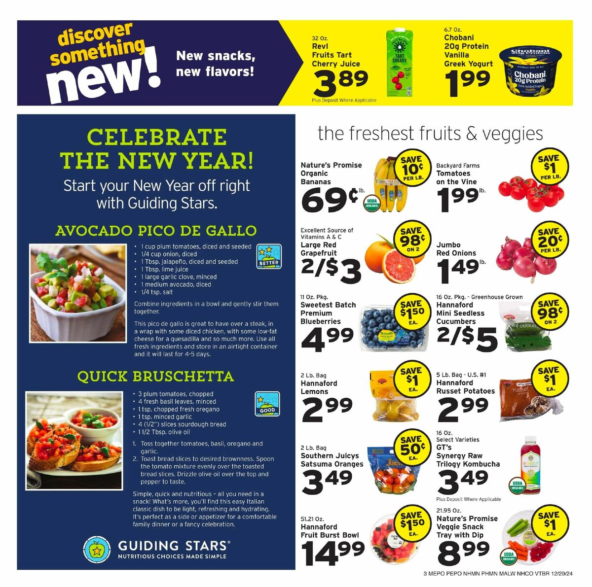 Hannaford Weekly Ad from December 29