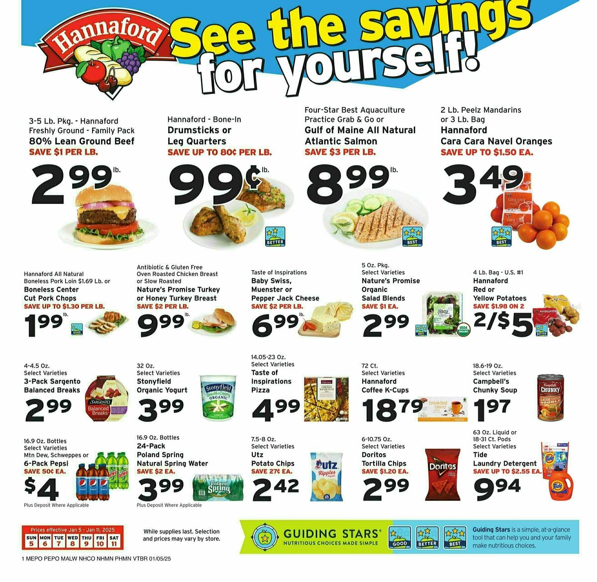 Hannaford Weekly Ad from January 5