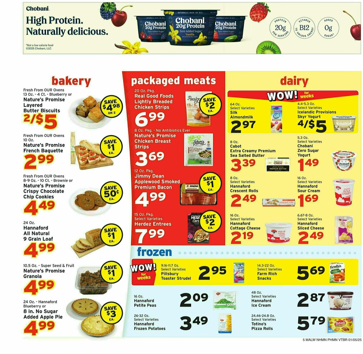 Hannaford Weekly Ad from January 5