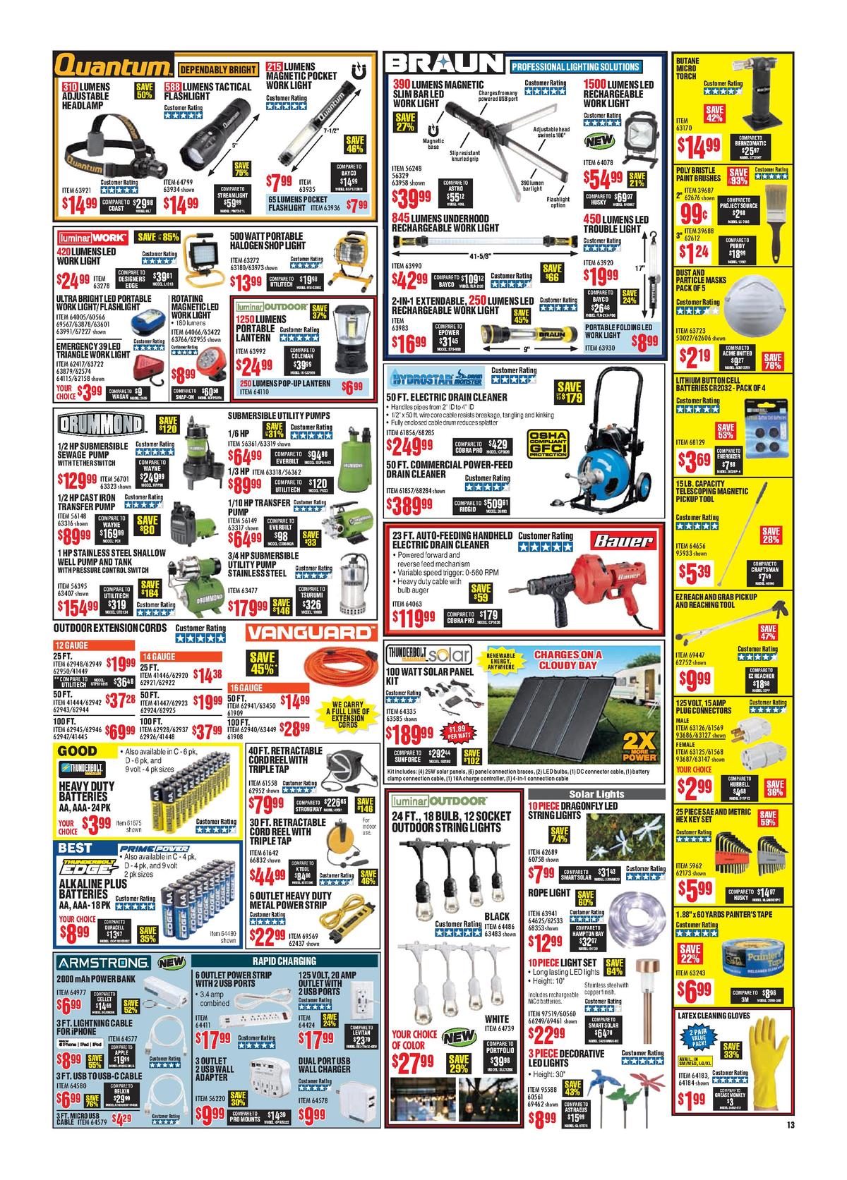 Harbor Freight Tools Weekly Ad from August 1