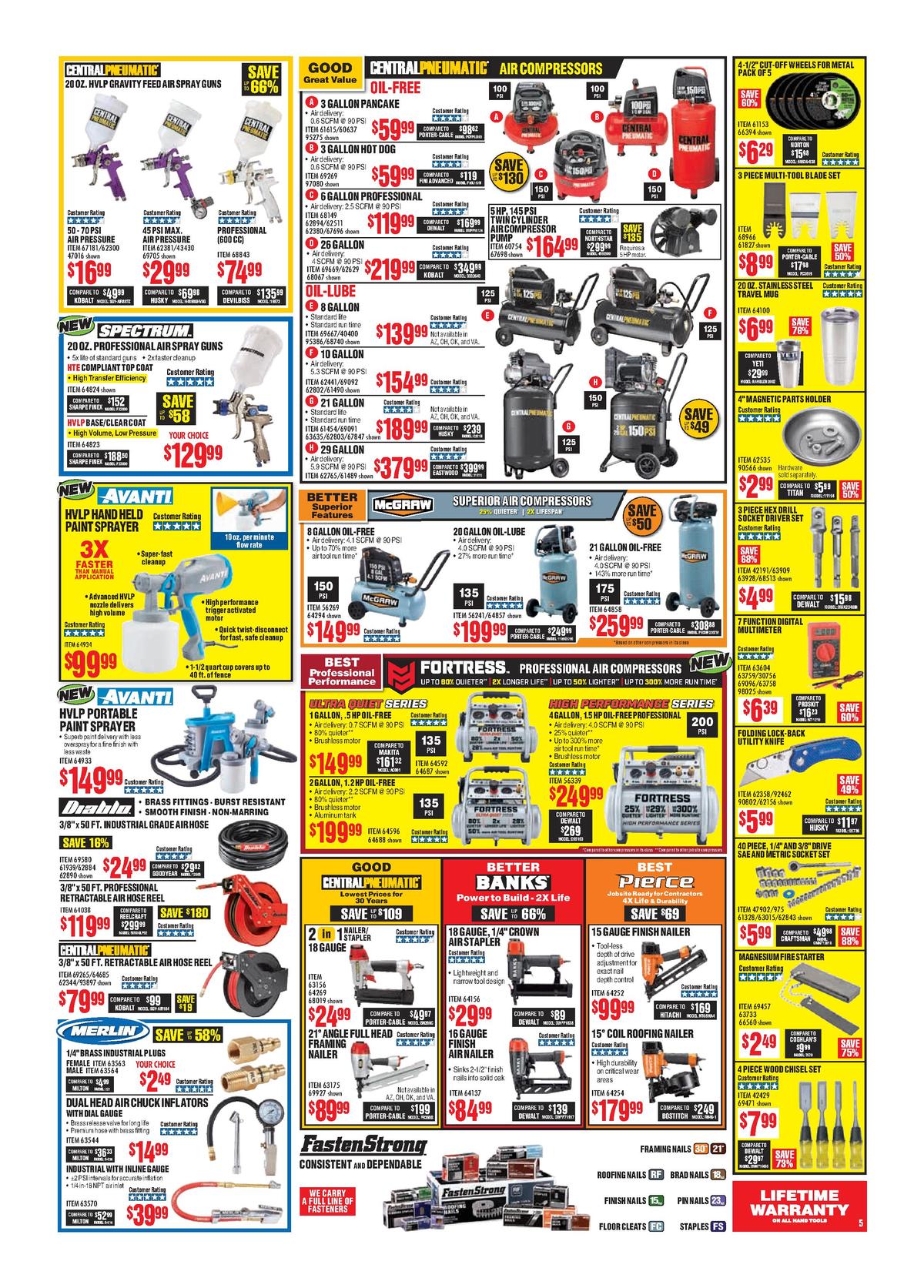 Harbor Freight Tools Weekly Ad from August 1