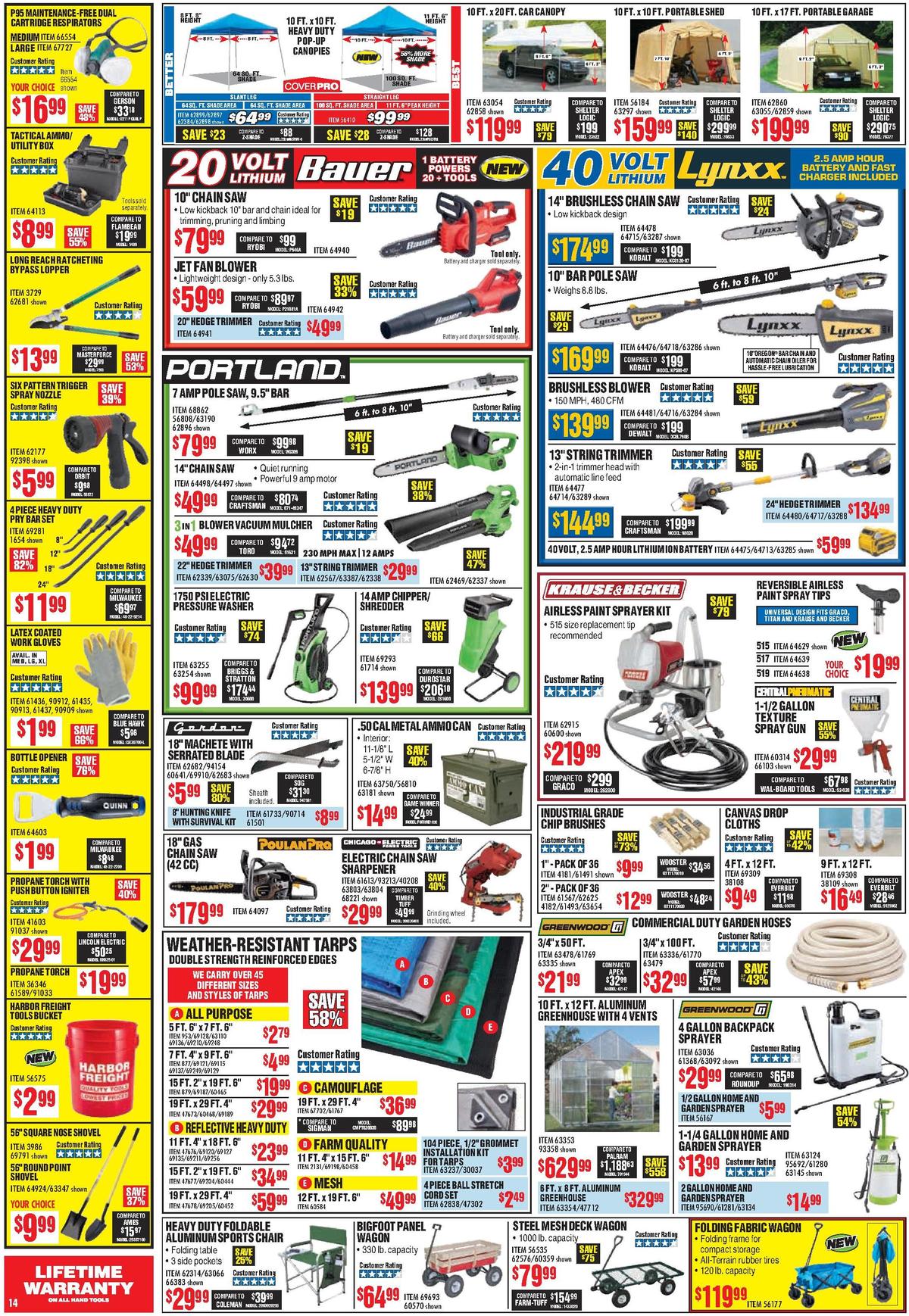 Harbor Freight Tools Weekly Ad from October 1