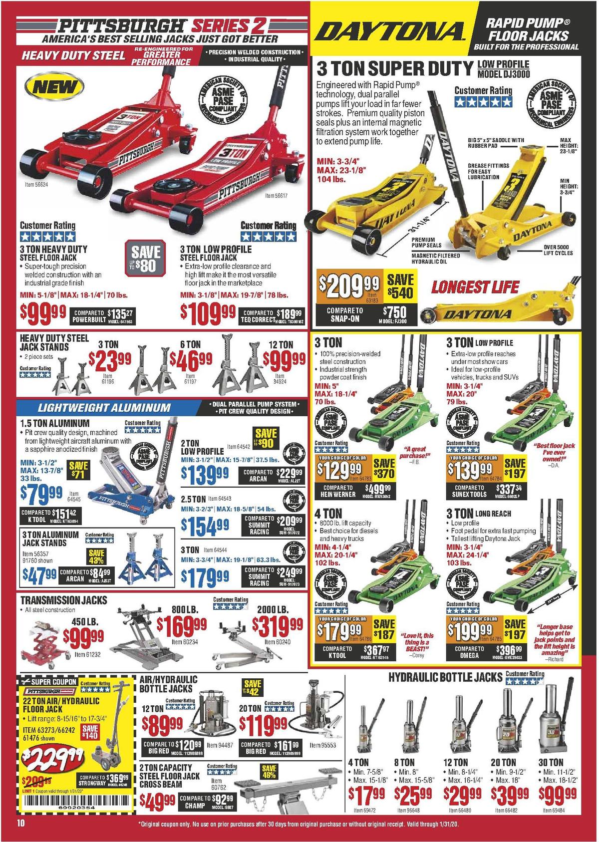 Harbor Freight Tools Weekly Ad from January 1